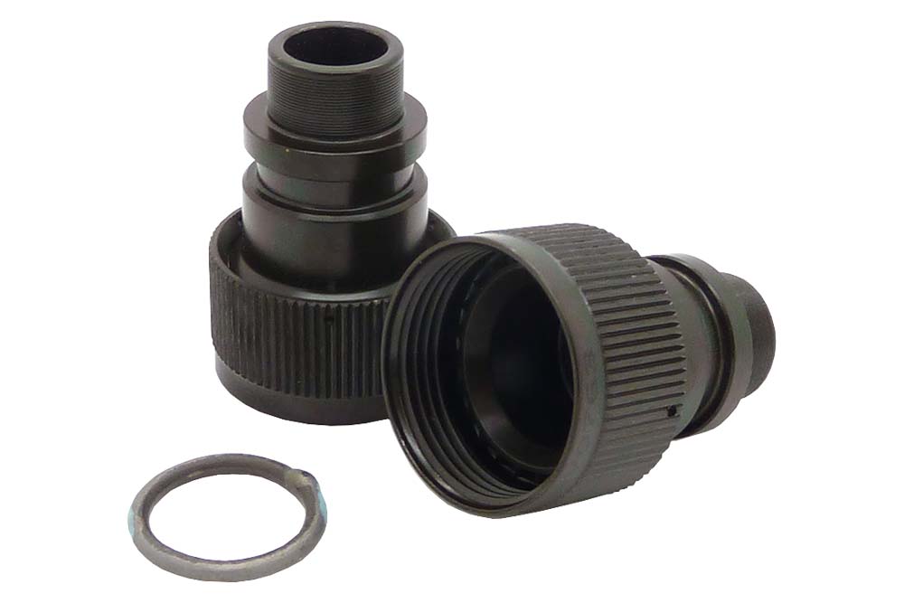 Deutsch connector backshells and strain relief accessories